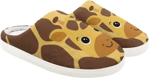 Kids Animal Cotton Slippers Slip-On Plush Slippers Non-Slip Comfortable Soft Plush Outdoor Bedroom Slipper for Kids