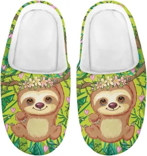 Kids Slip-On House Slipper Fuzzy Soft Non-Slip Outdoor Slippers Warm Comfortable Fluffy Slippers for Toddler US 9-15