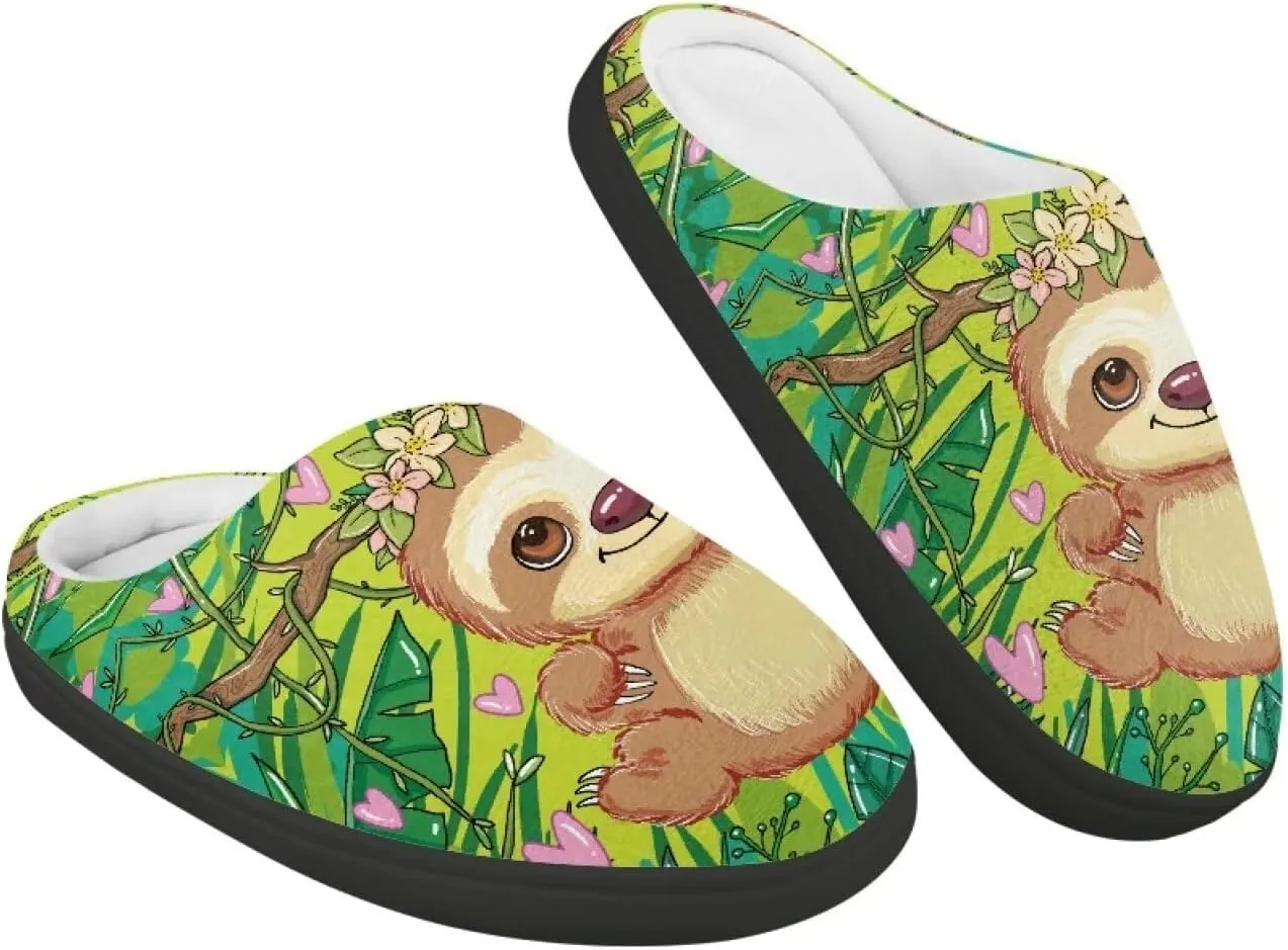 Kids Slip-On House Slipper Fuzzy Soft Non-Slip Outdoor Slippers Warm Comfortable Fluffy Slippers for Toddler US 9-15