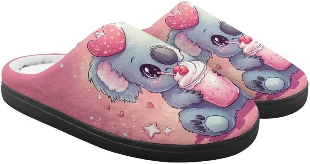 Kids Slippers Girls House Shoes Home Bedroom Fluffy Slippers Winter Soft Plush Slip On Shoe Indoor Warm