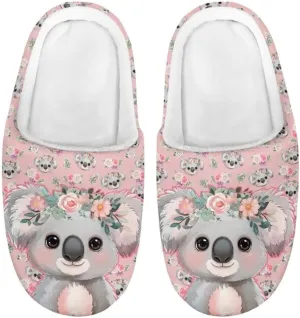 Kids Slippers Girls House Shoes Home Bedroom Fluffy Slippers Winter Soft Plush Slip On Shoe Indoor Warm