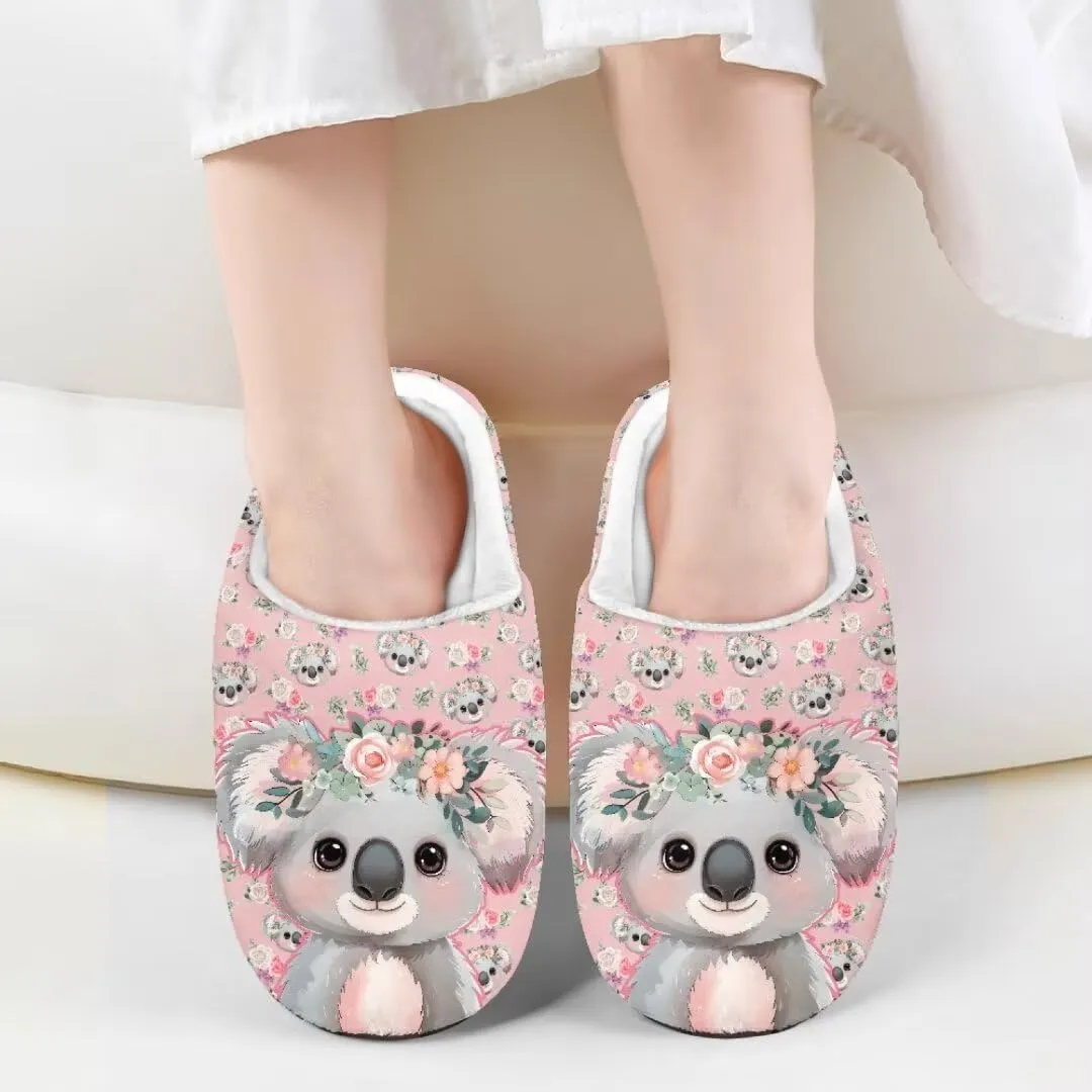 Kids Slippers Girls House Shoes Home Bedroom Fluffy Slippers Winter Soft Plush Slip On Shoe Indoor Warm