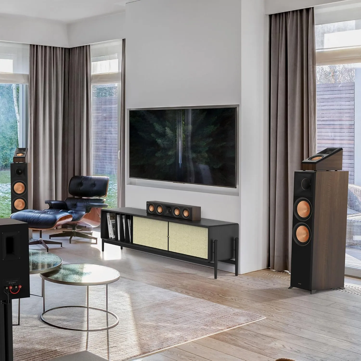 klipsch Reference Premiere RP-500SA II Walnut Surround Sound Speakers