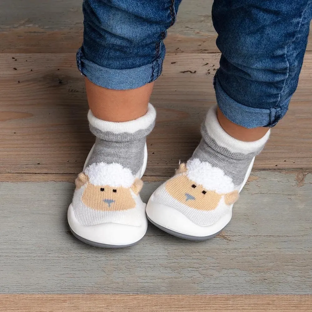 Komuello Animal Toddler Shoes, Breathable, Washable, Non-Slip, Secure Fit, Cotton Socks with Air Pocket Cushion for Indoor and Outdoor Use, Unisex Toddler Shoes for Boys and Girls