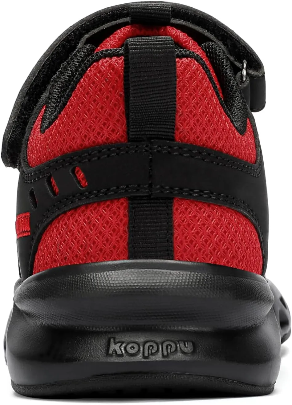 koppu Boys Tennis Shoes Girls Kids Slip on Sneakers Lightweight Breathable Strap Athletic Running Shoes for Toddler/Little Kid/Big Kid