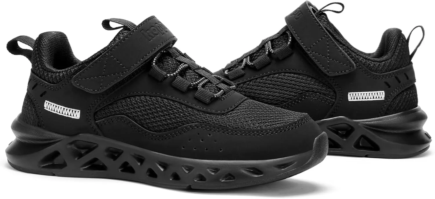 koppu Boys Tennis Shoes Girls Kids Slip on Sneakers Lightweight Breathable Strap Athletic Running Shoes for Toddler/Little Kid/Big Kid
