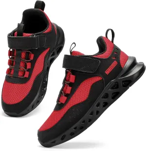 koppu Boys Tennis Shoes Girls Kids Slip on Sneakers Lightweight Breathable Strap Athletic Running Shoes for Toddler/Little Kid/Big Kid
