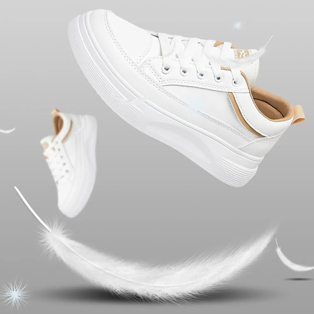 KUNWFNIX Womens Walking Tennis Shoes Slip On Memory Foam Lightweight Casual Sneakers Breathable Tennis Shoes for Gym Travel Work