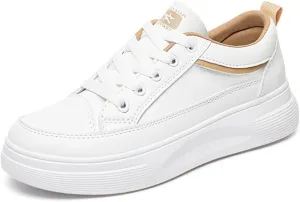 KUNWFNIX Womens Walking Tennis Shoes Slip On Memory Foam Lightweight Casual Sneakers Breathable Tennis Shoes for Gym Travel Work