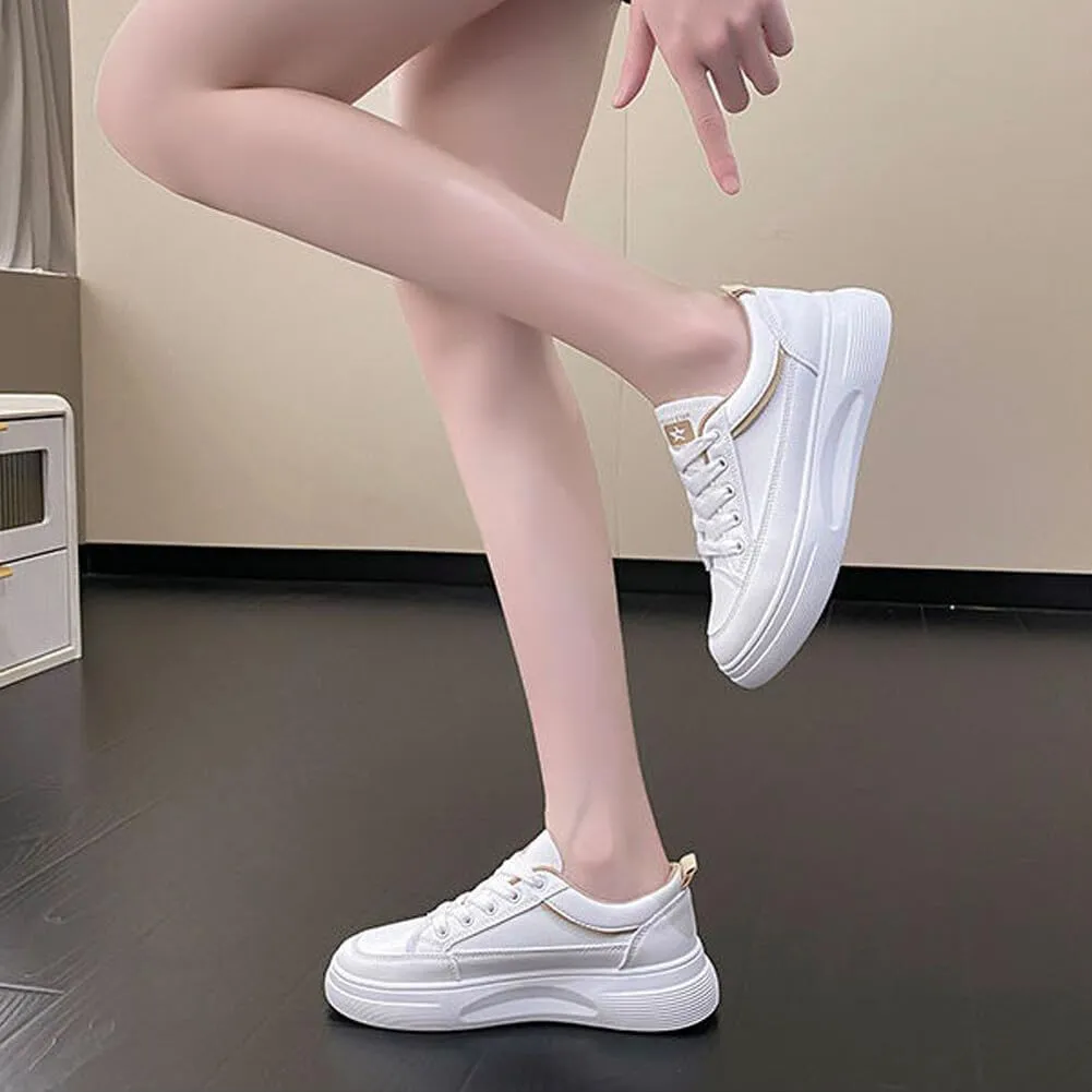 KUNWFNIX Womens Walking Tennis Shoes Slip On Memory Foam Lightweight Casual Sneakers Breathable Tennis Shoes for Gym Travel Work