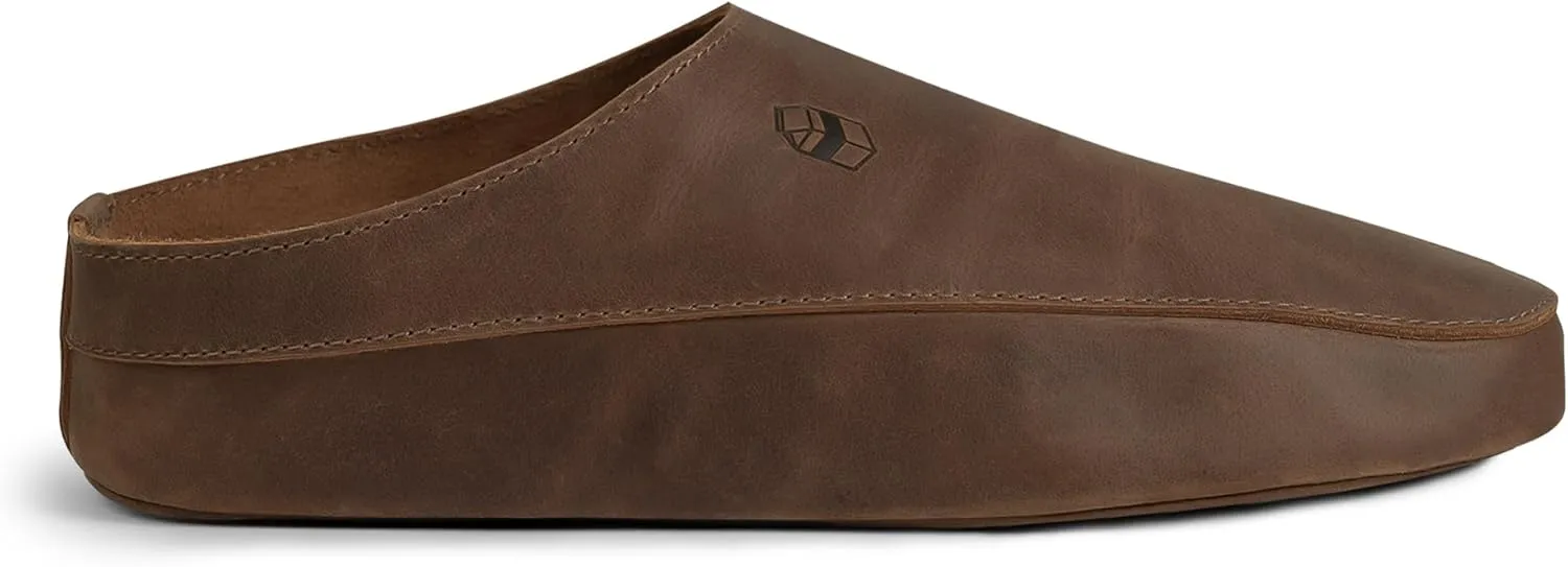 La Leche, Japanese Uwabaki Style Slippers, Slip-On Slippers, Indoor Slippers, Shoes for Home, Full Grain Leather & Memory Foam, Handmade