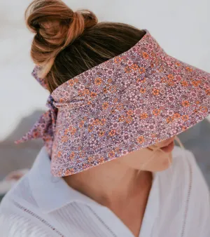 Ladies Wide-Brimmed Swim Visor Hat - Valencia