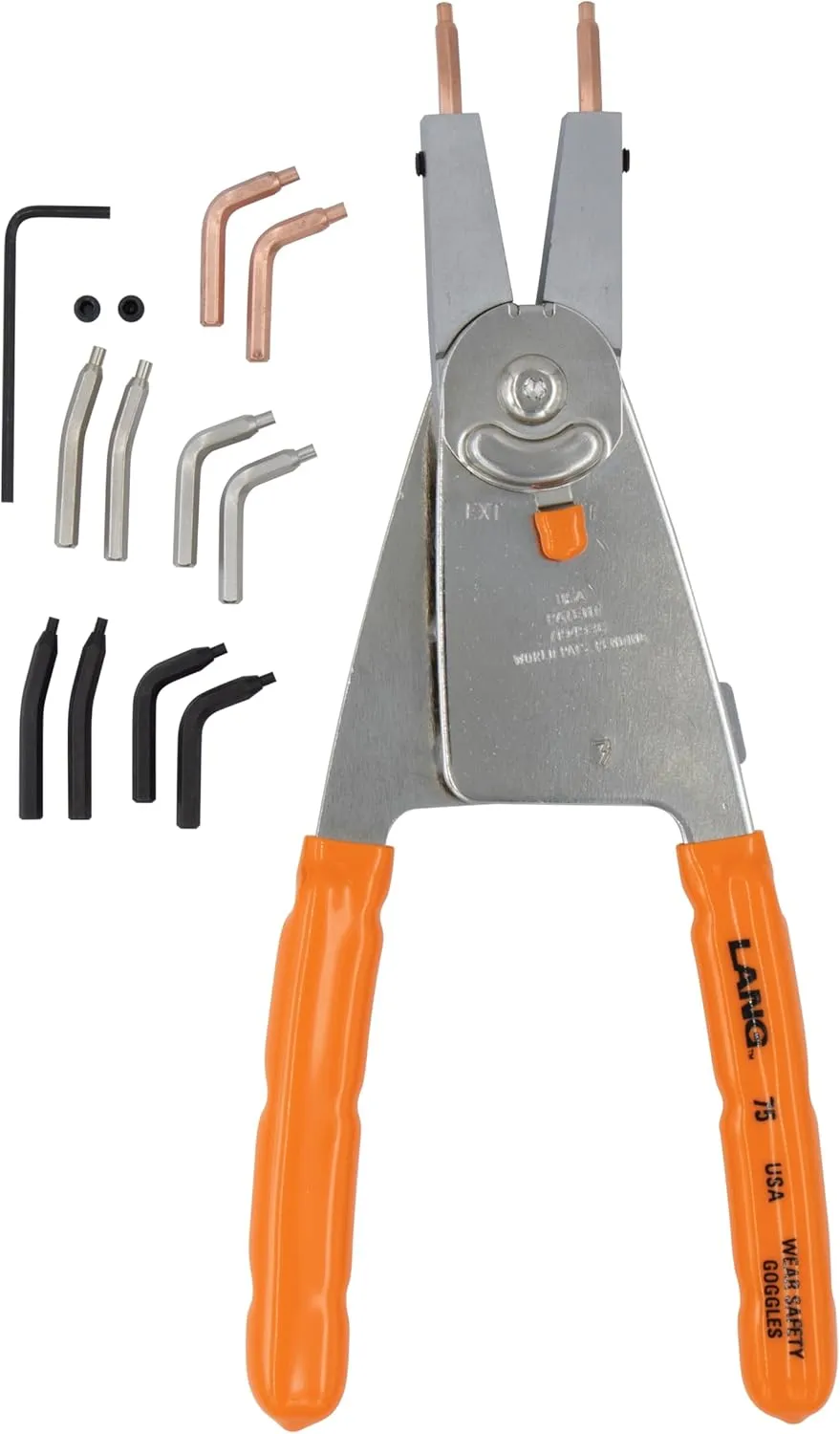 Lang Tools 75 Internal/External Quick Switch Retaining Ring Pliers