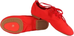 Latin Dance Shoes Man Children Ballet Shoes Kids' Canvas Ballet Shoes Women Men Dance Shoes Tango Latin Modern Jazz Dance Training Footwear(Red Rubber Sole,44)