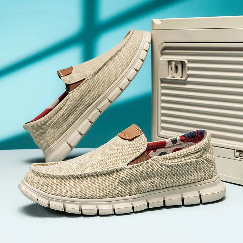 Layback Canvas Slip On