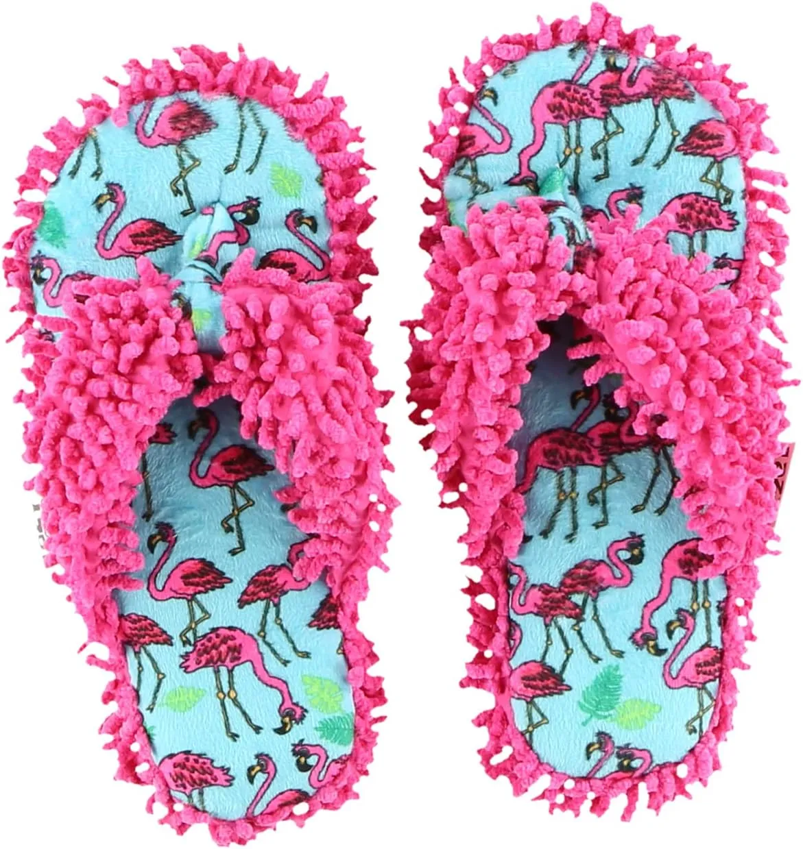 Lazy One Spa Flip-Flop Slippers for Women, Girls' Fuzzy House Slippers