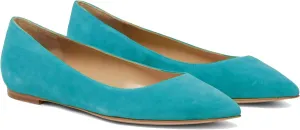 LEHOOR Women Comfortable Ballet Flats Shoes Pointed Closed Toe Slip On Suede Flats Pointy Toe Flat Heel Dress Shoes Spring Comfort Velvet Loafer Flats Casual Club Driver Dress Flats Classic 4-11 M US