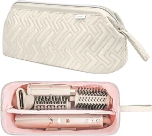 Leudes Hair Tools Travel Bag for Shark Flexstyle Carrying Case Portable Shark Hair Air Wrap Dryer Case Waterproof Dustproof Flat Curling Iron Travel Organizer