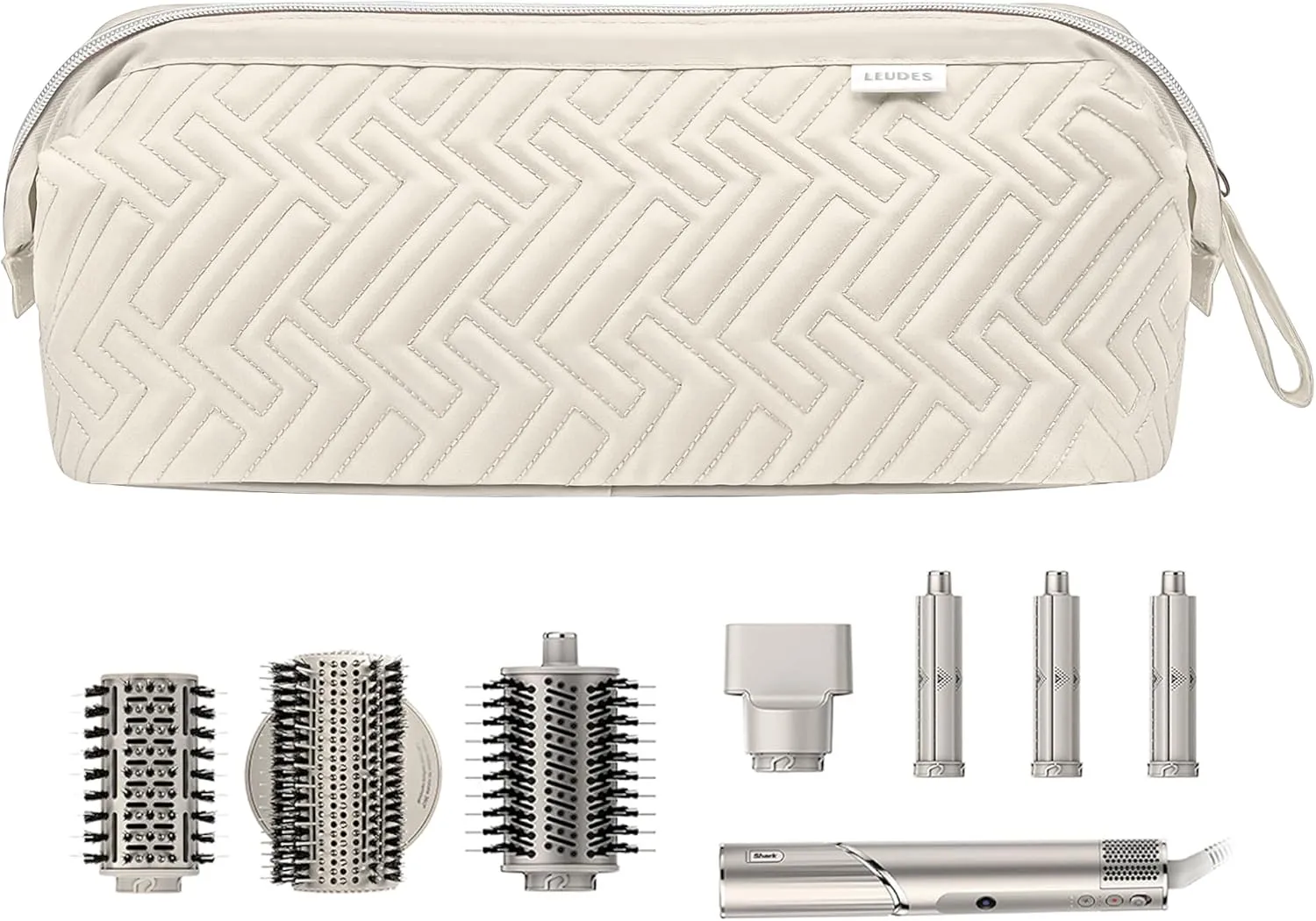 Leudes Hair Tools Travel Bag for Shark Flexstyle Carrying Case Portable Shark Hair Air Wrap Dryer Case Waterproof Dustproof Flat Curling Iron Travel Organizer