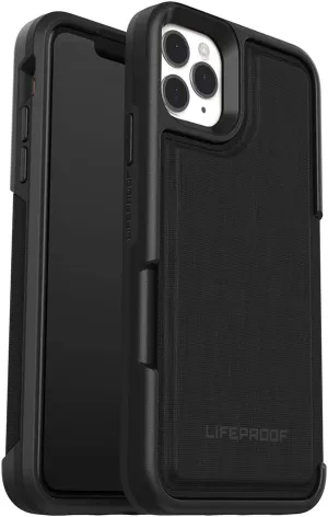 LifeProof FLIP SERIES Wallet Case for iPhone 11 Pro Max - DARK NIGHT (BLACK/CASTLEROCK)