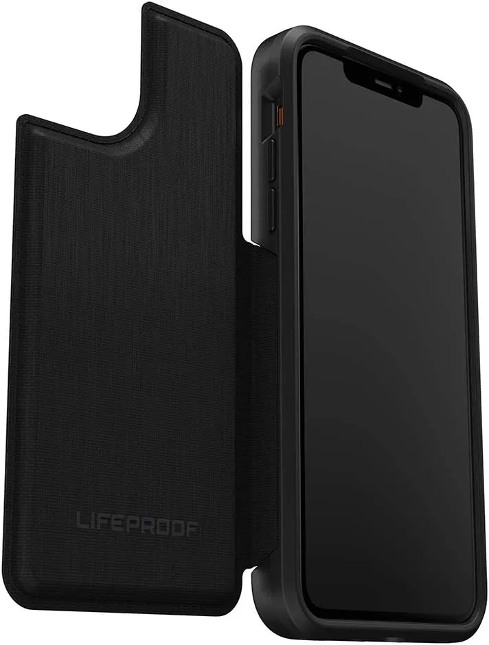LifeProof FLIP SERIES Wallet Case for iPhone 11 Pro Max - DARK NIGHT (BLACK/CASTLEROCK)