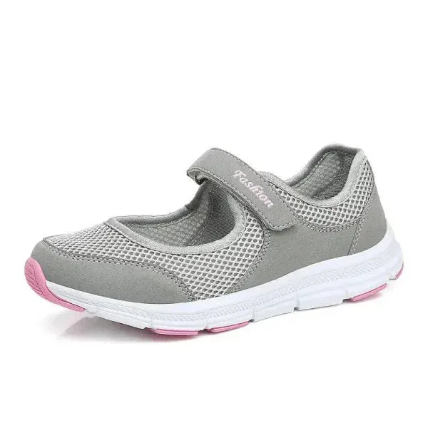 Lightweight Breathable Slip-On Sneakers for Women in Summer