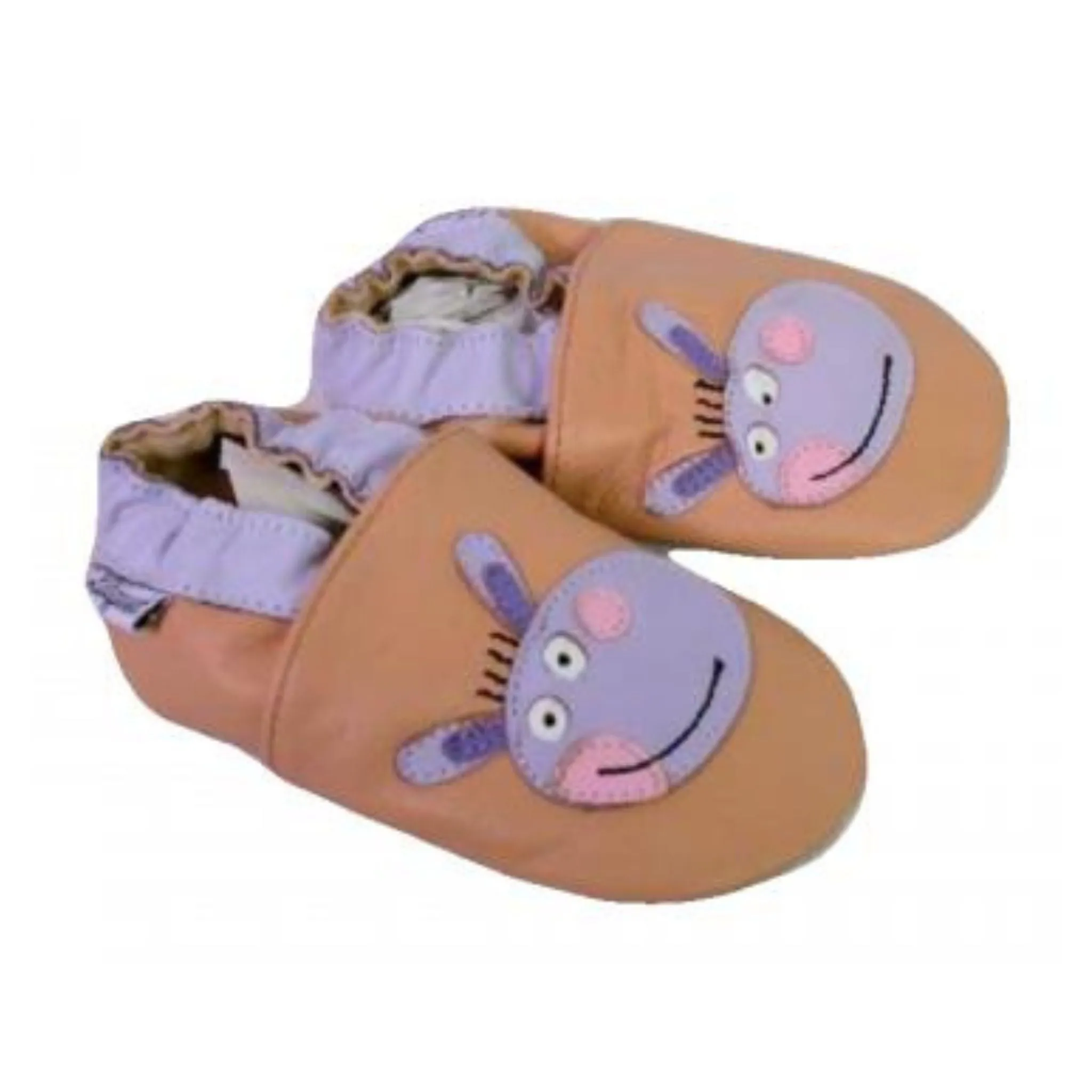 Litiquet Slip-on Soft Sole Infant Shoe-12-18 Months-Hippopotamus Light Brown