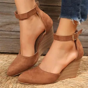 Low Heel Sandals for Women Dressy Summer 2025 Casual Sandals Ladies Wedge Sandals for Women Comfortable Platform Sandals with Ankle Strap Wide Width Platform Wedge Sandals Party Dress Shoes
