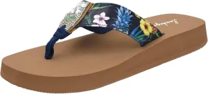 Lowkeyray Womens Flip Flops On Vocation Beach Comfort Thong Style Flip Flops Sandals for Women Whith Sequins