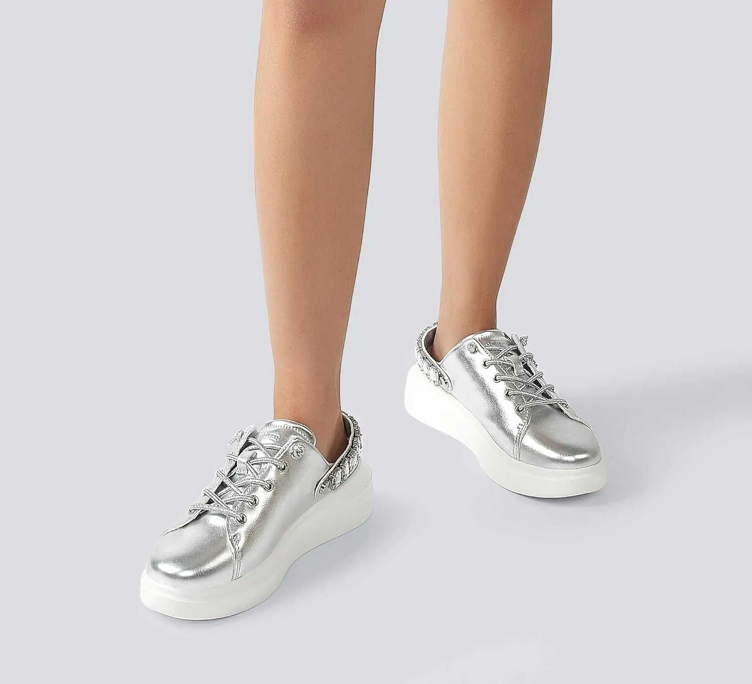 LUCKY STEP Women's Rhinestone Mule Shoes Adjustable Casual Slip On Sneakers Closed Toe Breathable Clogs