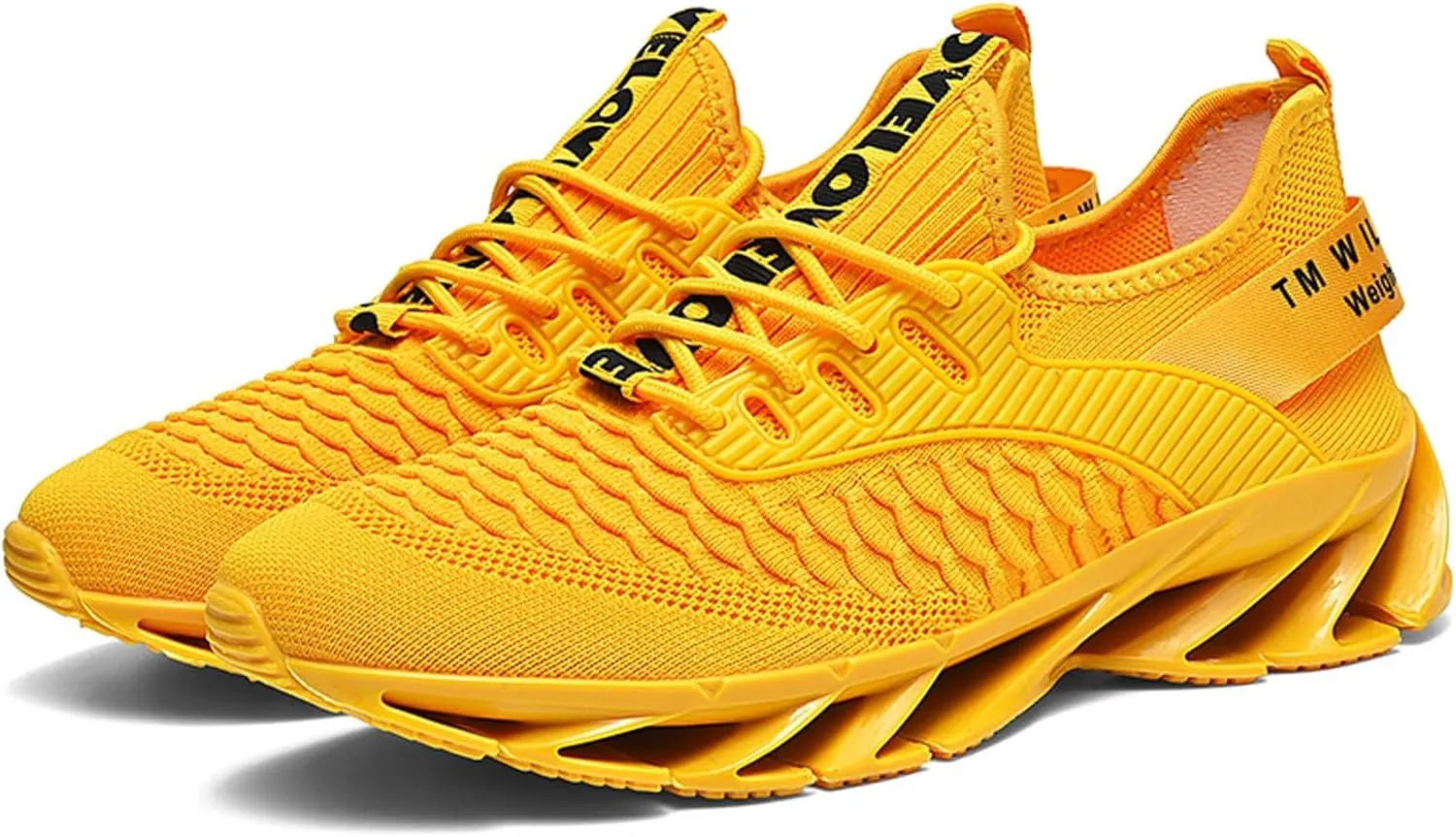 Luniva Shoes, Height Boosting Shoes for Men, Athletic Lightweight Breathable Running Walking Shoes Comfort Non Slip Breathable Knit Slip On Sneakers