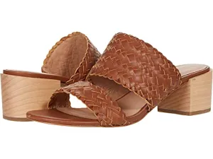 Madewell The Kiera Mule Sandal in Woven Leather English Saddle 9.5 M