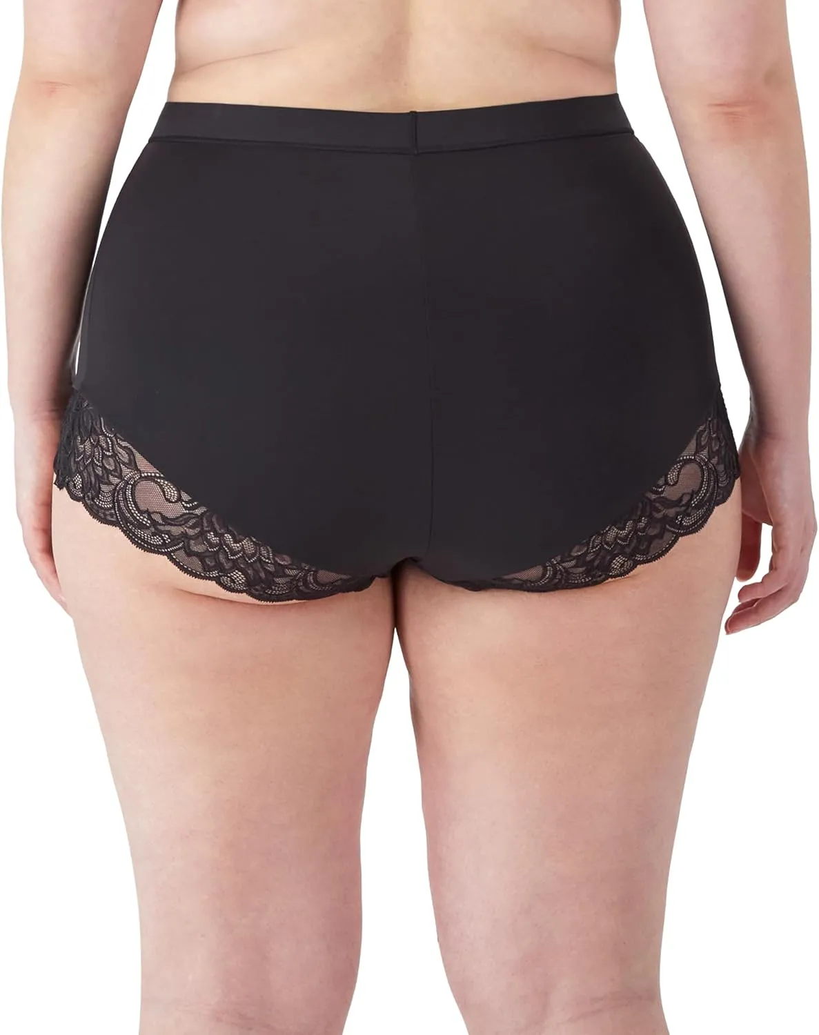 Maidenform Women's Shapewear Underwear, Tummy Control Shapewear Panties, Eco Lace Firm Control Shaping Brief, Mid Rise