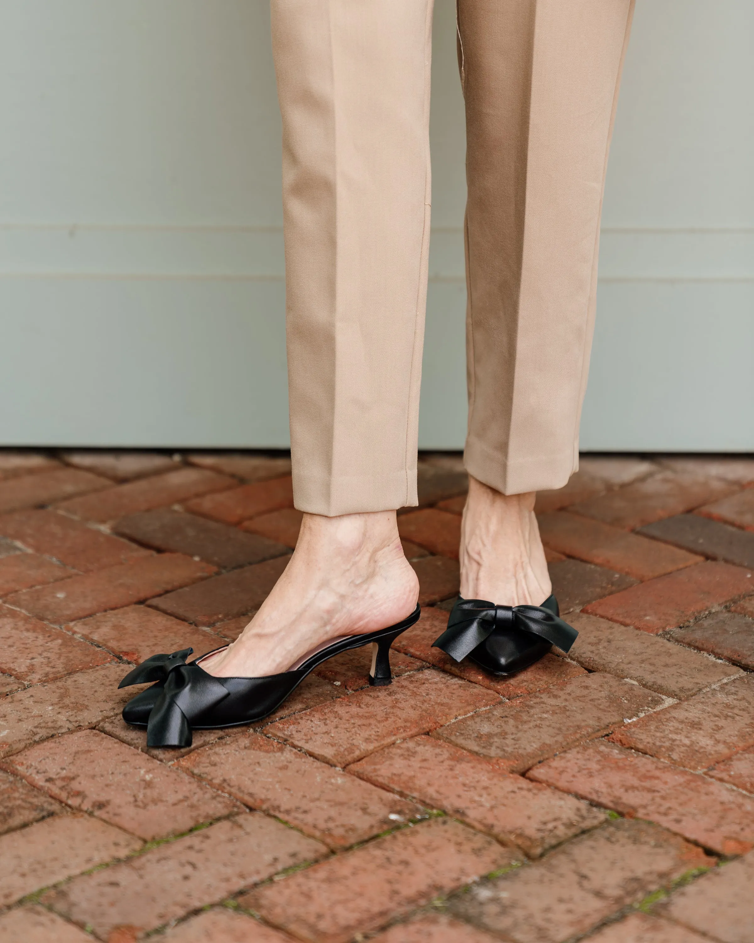 Malibu Kitten Heel Mule