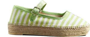 Mary Jane Espadrille Flats for Women Woven Ballet Flat Espadrille Canvas Summer Flats