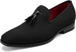 Meijiana Men's Loafers Lightweight Slip-On Moccasins Stylish Dress Shoes Breathable Tassels Loafers