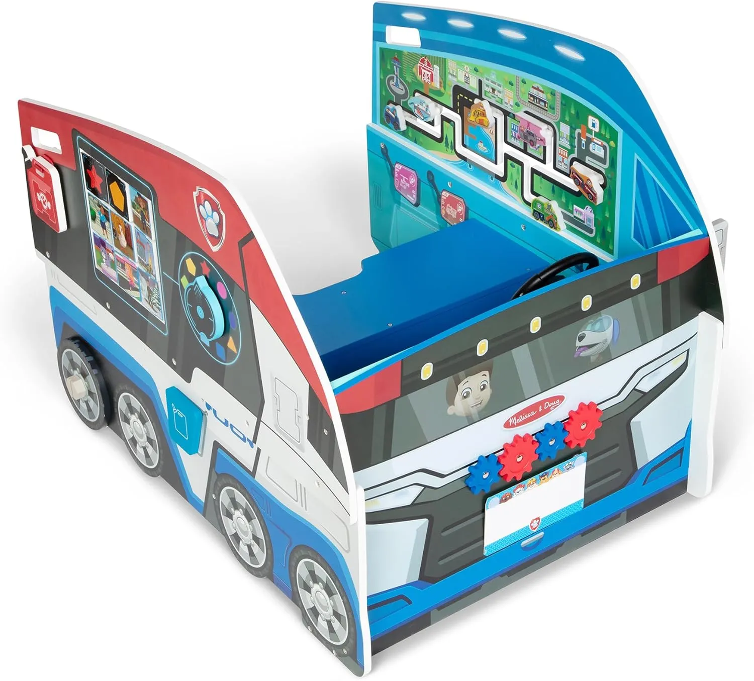 Melissa & Doug PAW Patrol Wooden PAW Patroller Activity Center Multi-Sided Play Space - FSC Certified