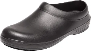 Men and Women's Oil Water Resistant Nursing Chef Shoes Non-Slip Safety Working Shoes for Kitchen Garden Bathroom(11 Men/12 Women/10.83″,45 Black)