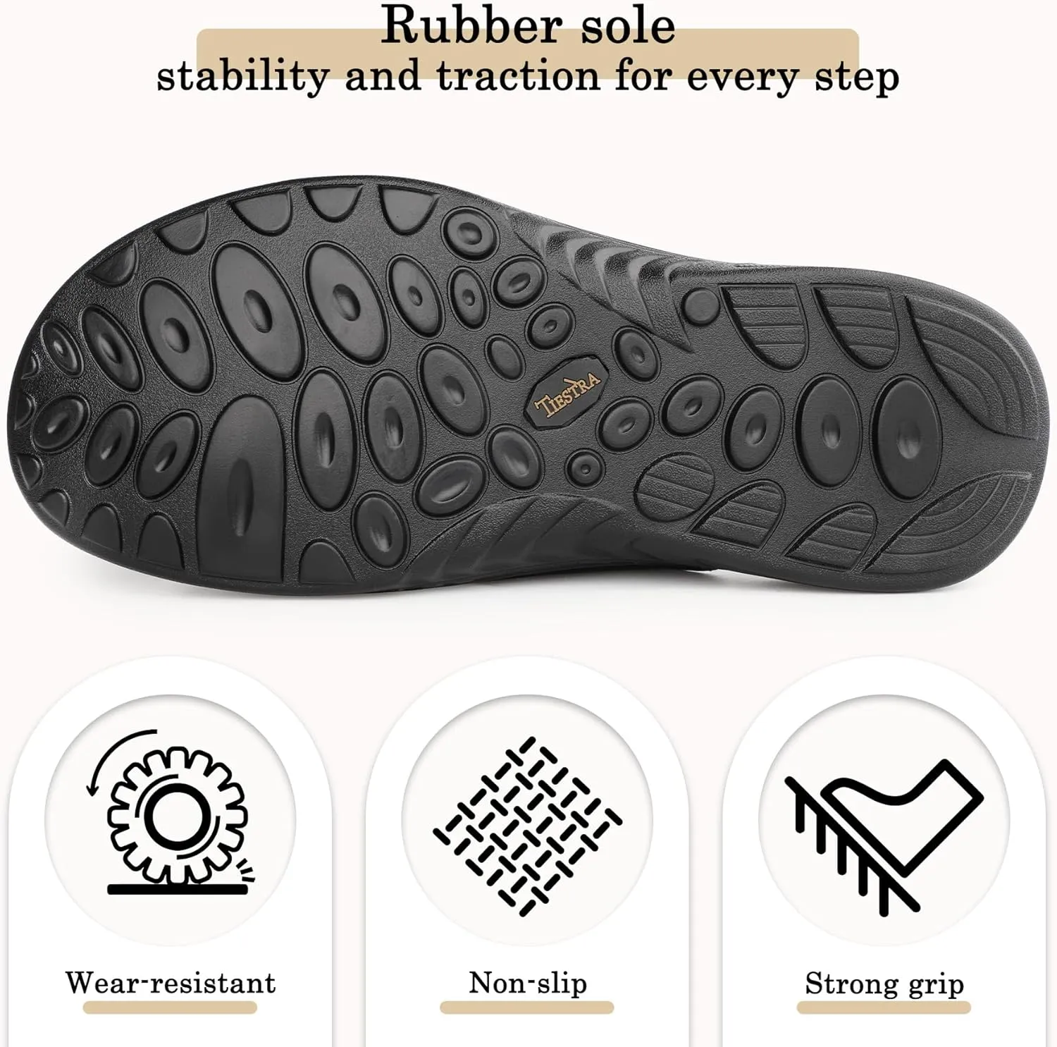 Mens Adjustable Slides Cross Genuine Napa Leather Open Toe Sandals Soft Memory Foam Slip On Sandlas Classic Dress Slides Summer Beach Comfy Slippers Rubber Non Slip Sole
