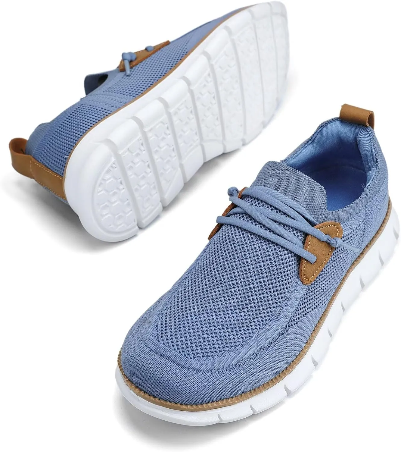 Mens Casual Loafers Shoes Slip On Fashion Walking Dress Sneakers Business Oxfords Work Lightweight Soft Sole Zapatos