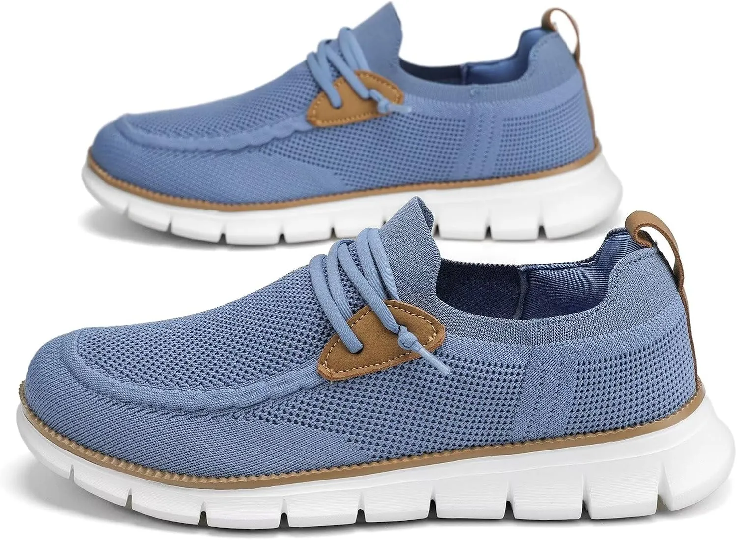 Mens Casual Loafers Shoes Slip On Fashion Walking Dress Sneakers Business Oxfords Work Lightweight Soft Sole Zapatos