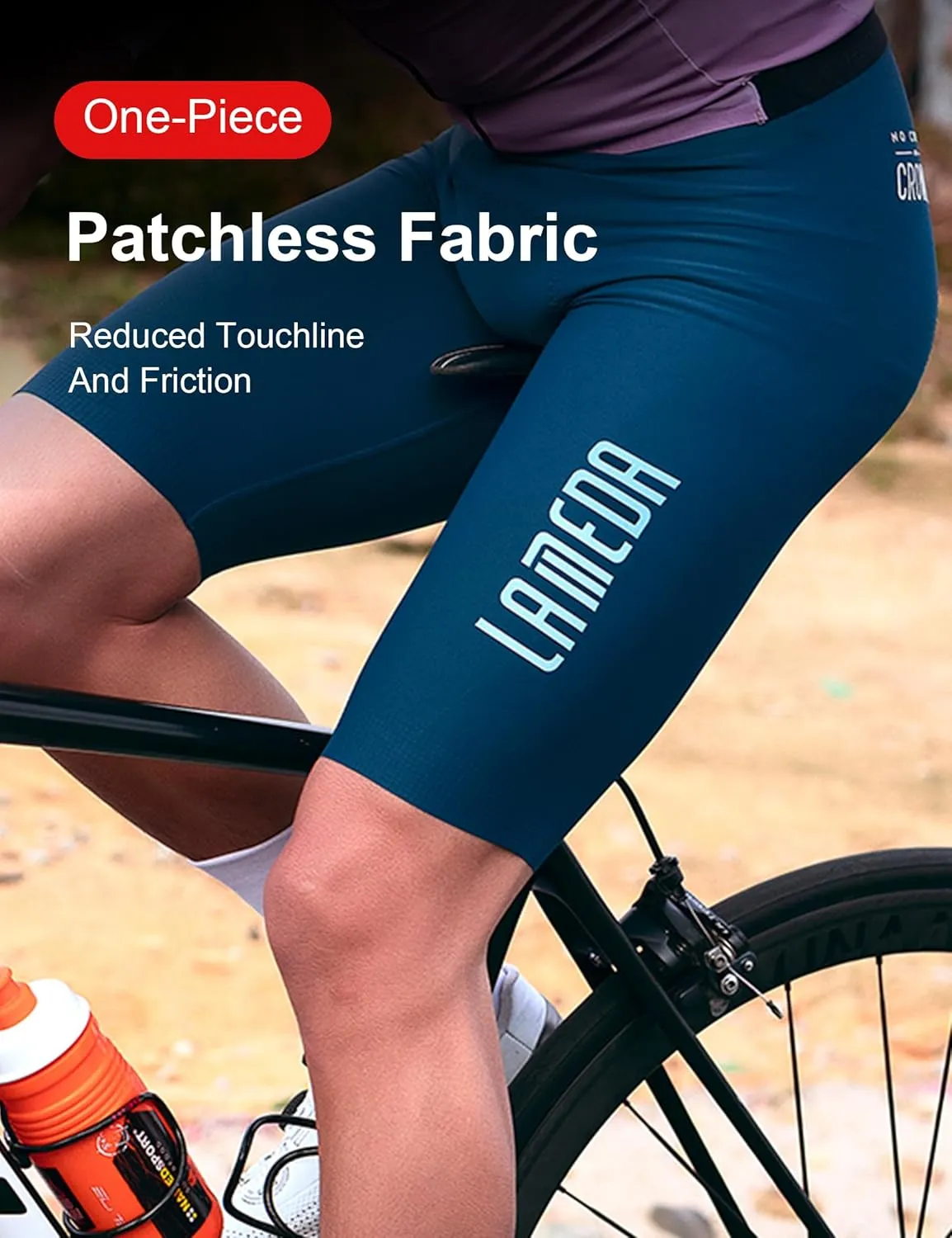 Mens Cycling Bib Shorts,Padded Breathable Bike Shorts Men Lightweight Bicycle Bibs Bike Tight for Road Gravel Biking