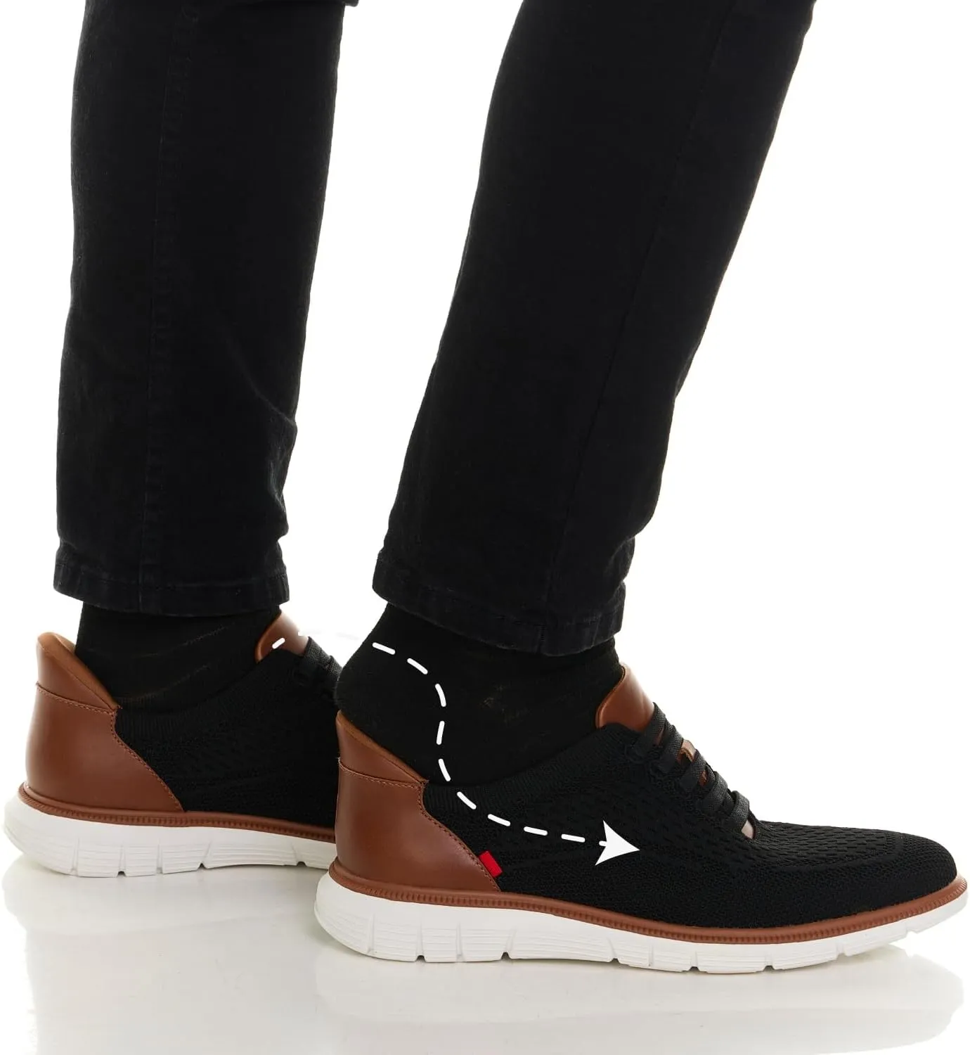 Mens Hands Free Slip On Casual Dress Sneakers Mesh Oxfords Comfortable Lightweight Breathable Walking Shoes