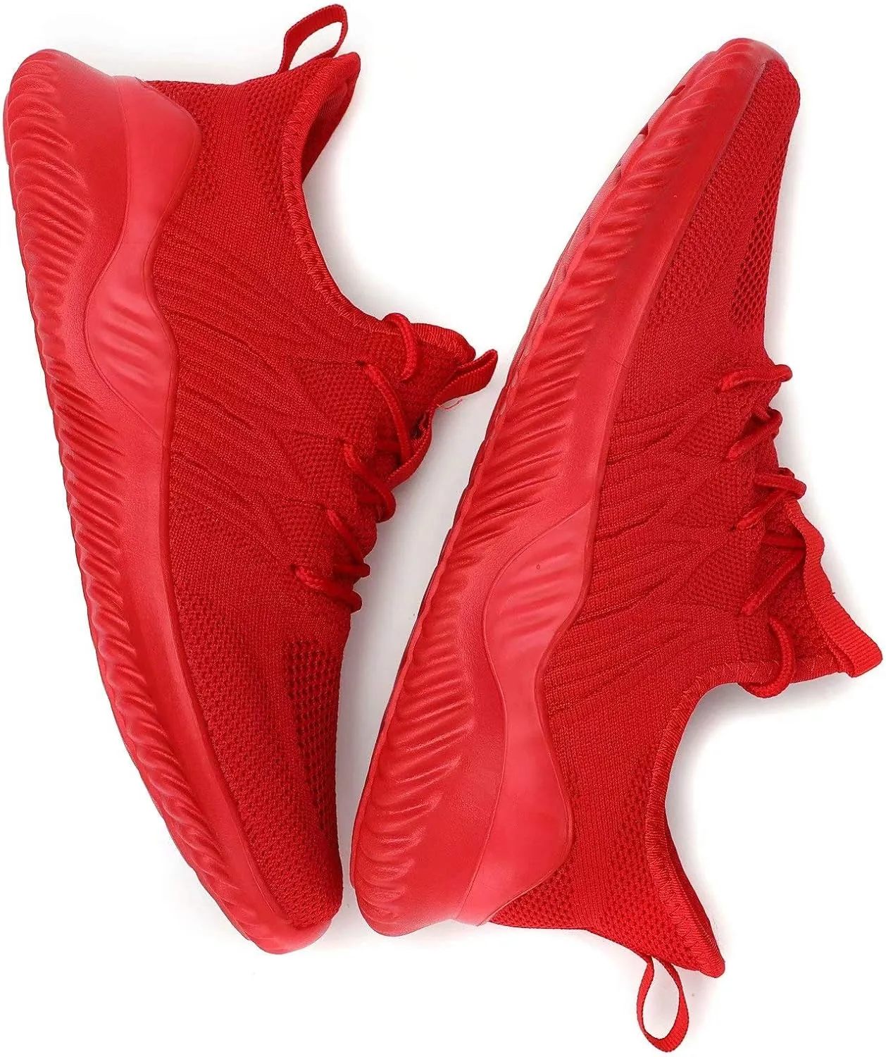 Mens Running Shoes Slip-on Walking Sneakers Lightweight Breathable Casual Soft Sole Trainers