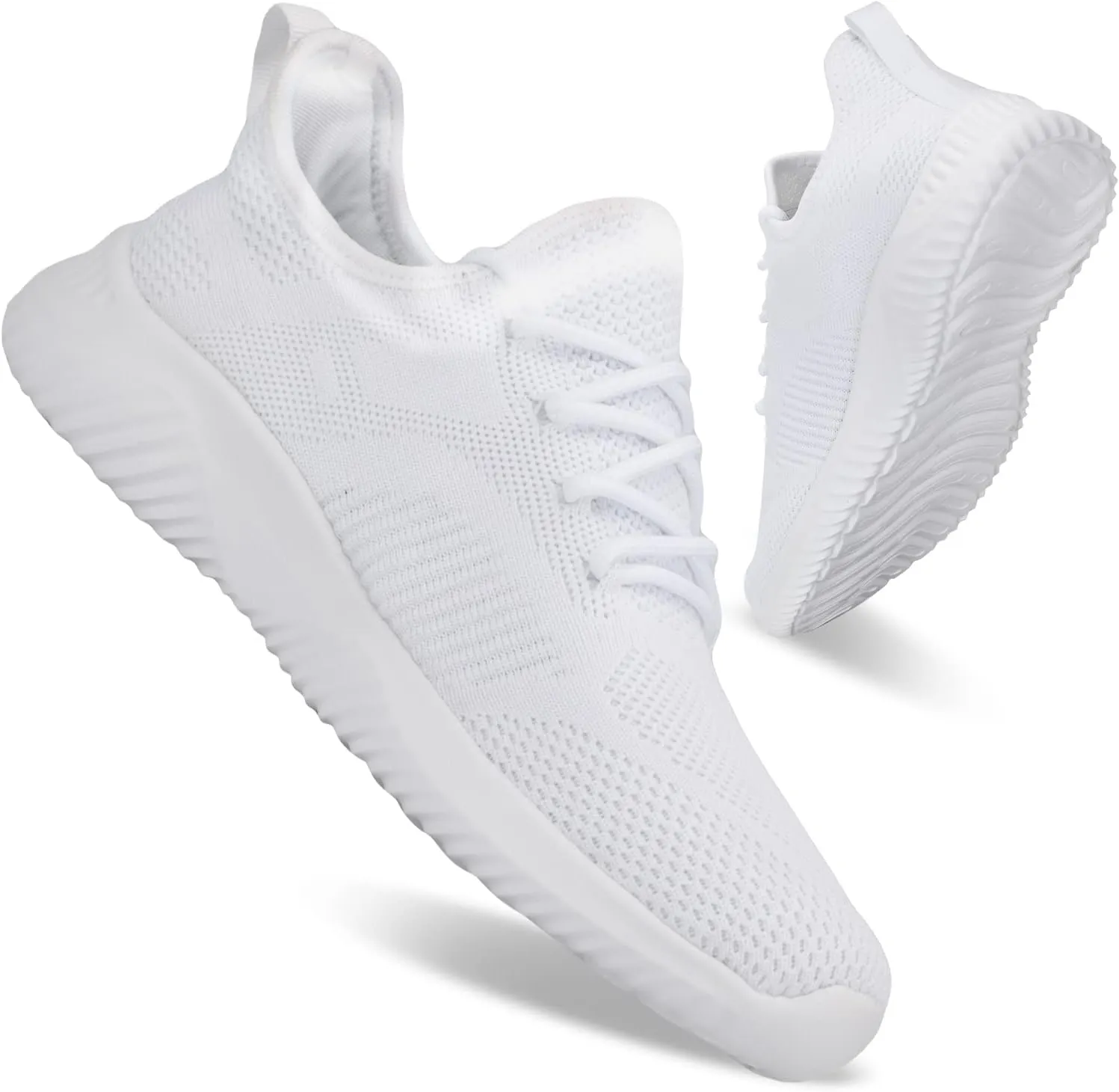 Mens Slip On Sneakers Non Slip Work Shoes Lightweight Mesh for Casual Tennis Running Walking Shoes