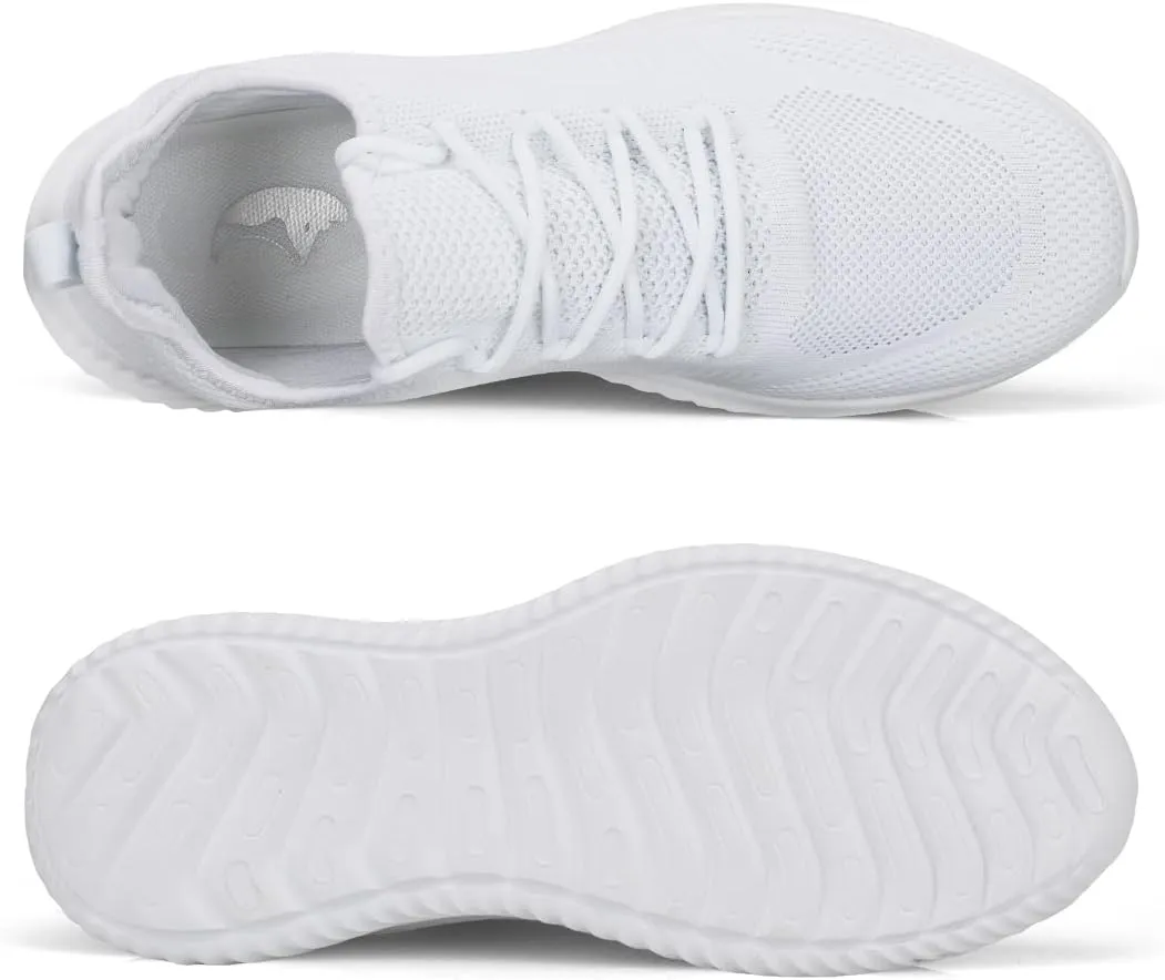 Mens Slip On Sneakers Non Slip Work Shoes Lightweight Mesh for Casual Tennis Running Walking Shoes