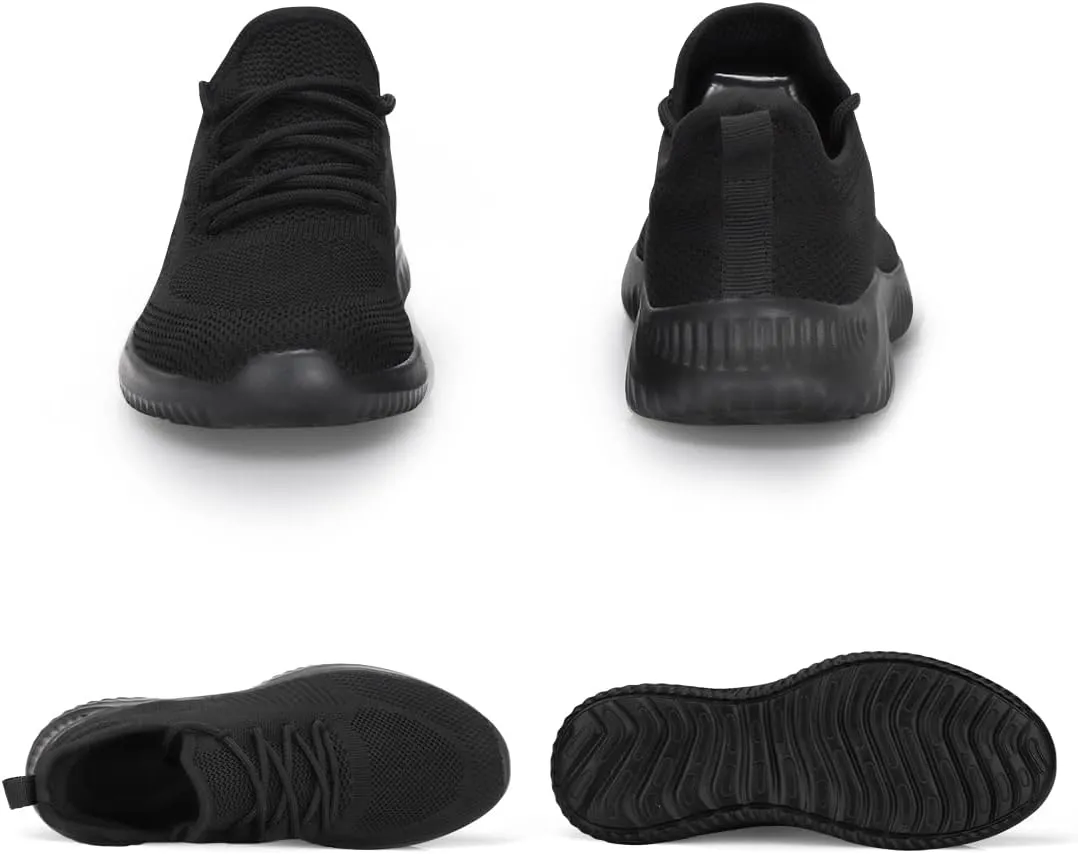 Mens Slip On Sneakers Non Slip Work Shoes Lightweight Mesh for Casual Tennis Running Walking Shoes