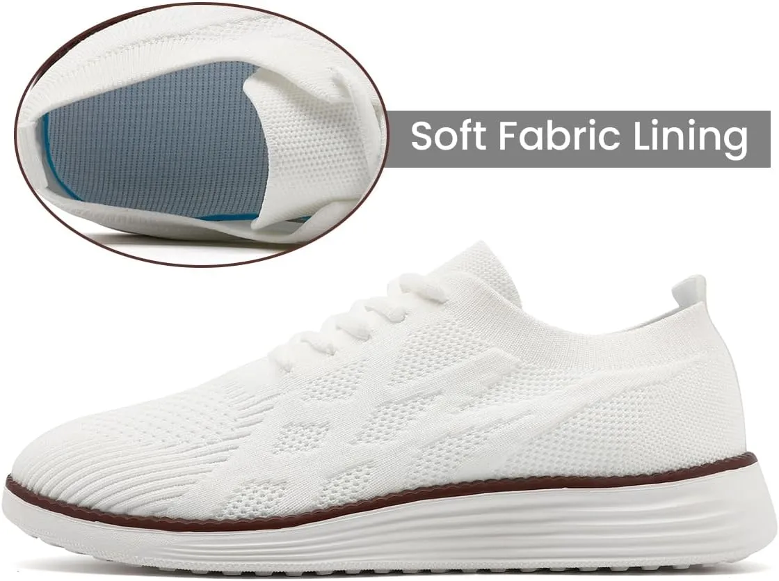 Mens Slip On Sneakers Walking Tennis Shoes Running Gym Athletic Workout Non Slip Fashion Casual Lightweight Breathable Soft Sole Mesh