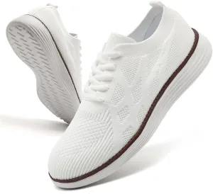 Mens Slip On Sneakers Walking Tennis Shoes Running Gym Athletic Workout Non Slip Fashion Casual Lightweight Breathable Soft Sole Mesh