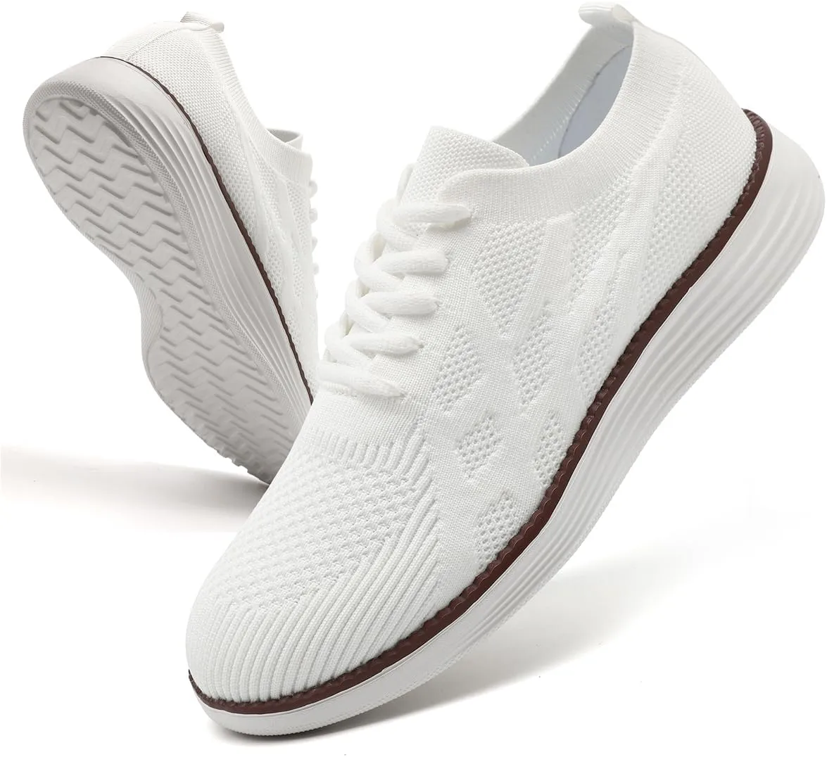Mens Slip On Sneakers Walking Tennis Shoes Running Gym Athletic Workout Non Slip Fashion Casual Lightweight Breathable Soft Sole Mesh